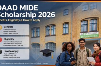 DAAD MIDE Scholarship 2026: Benefits, Eligibility & How to Apply